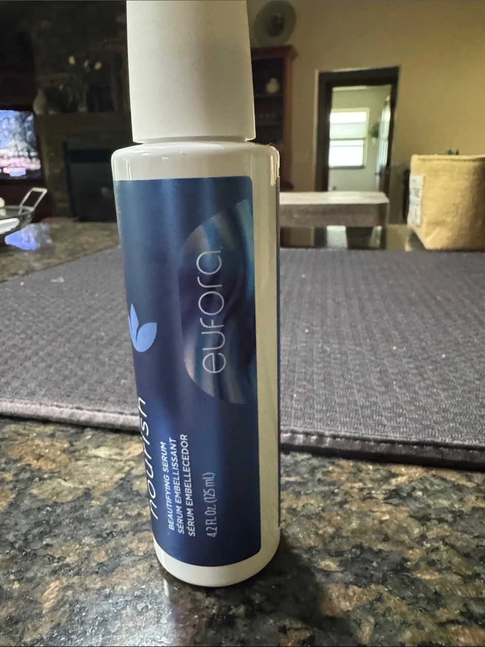 Eufora Nourish Beautifying Serum - Blue & White Pump Bottle
